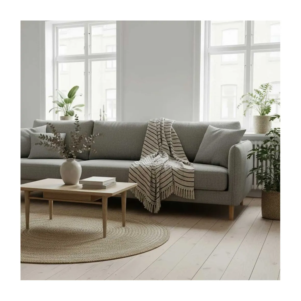 Plaid "Eia" Natur