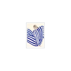 Plakat "Blue Stripe At Concorde" 50x70 cm.