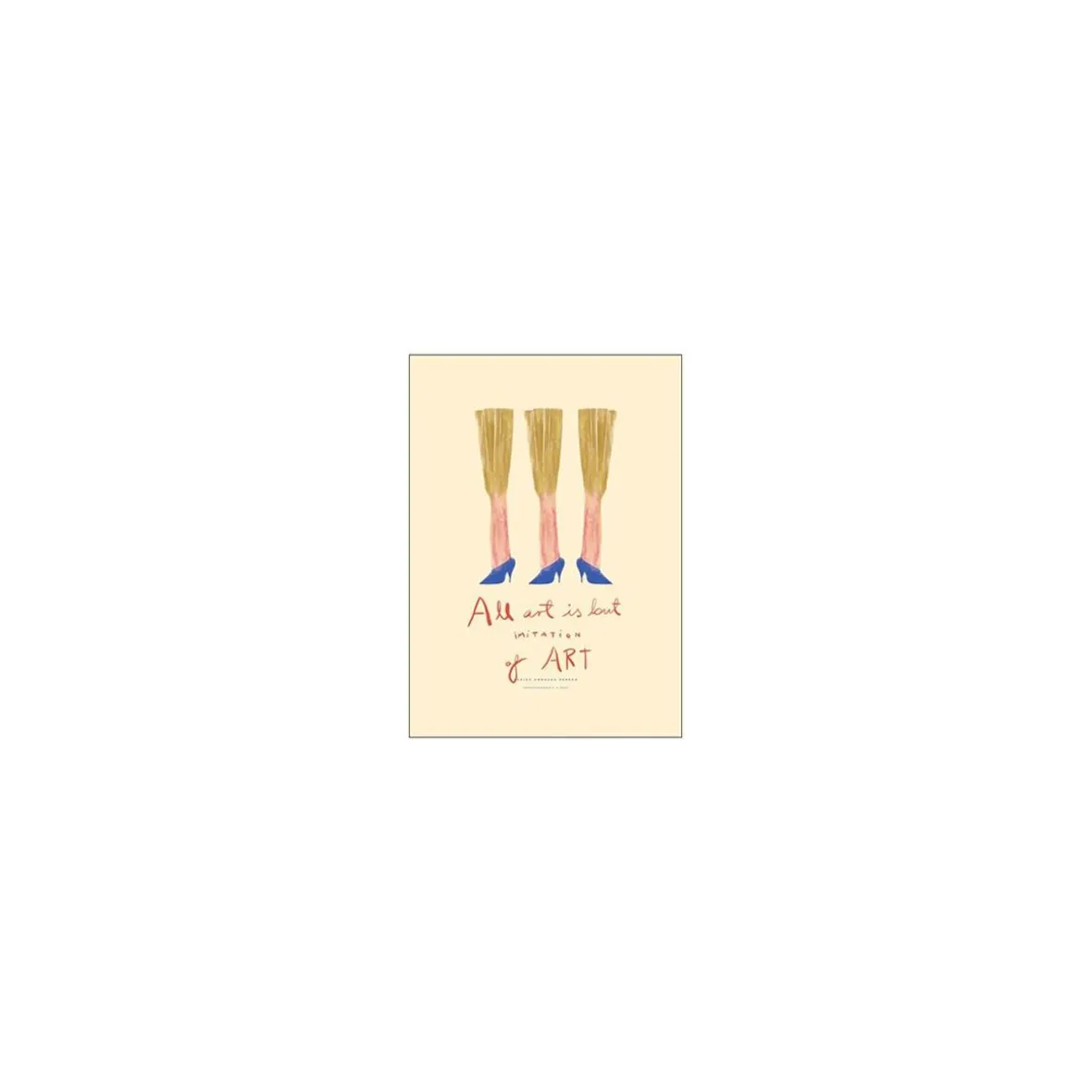 Plakat "The legs" - 30x40 cm.
