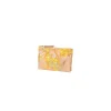 Pouch "Floral" - orange/gul