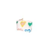Pouch "Hearts" - multi farvet
