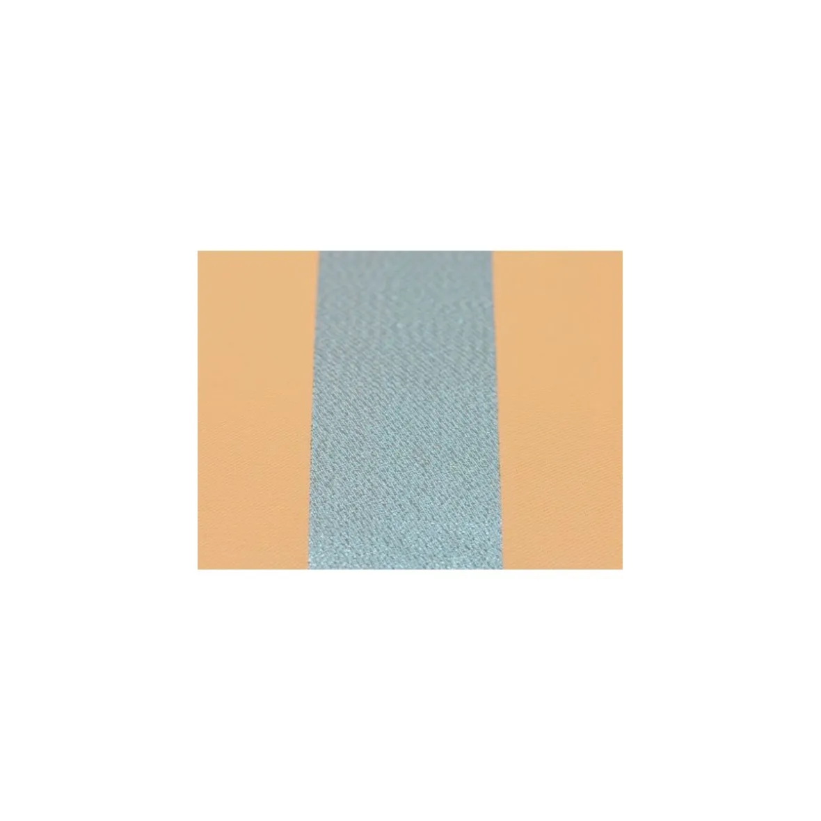 Pouch "Stripe" - nude/turqoise