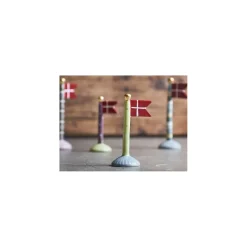 Prikket bordflag - grøn
