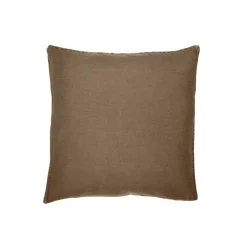 Pudebetræk hør 50x50 cm - Chocolate