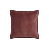 Pudebetræk velour 50x50 cm. - dusty plum
