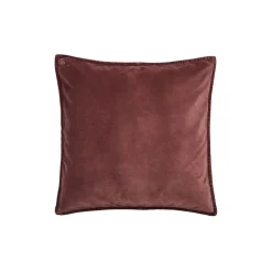 Pudebetræk velour 50x50 cm. - dusty plum