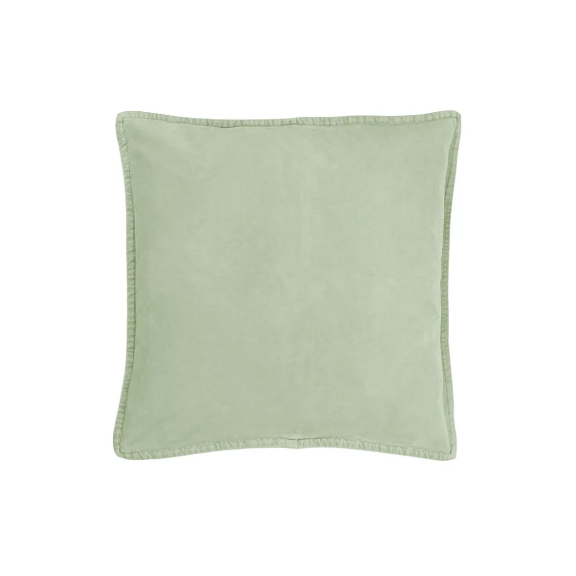 Pudebetræk velour 50x50 cm. - pistace