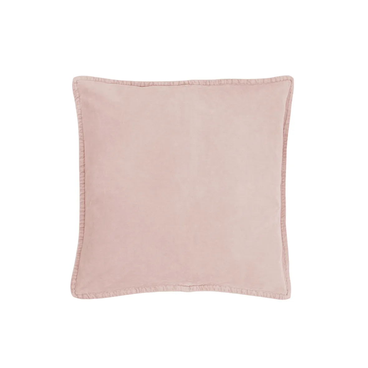 Pudebetræk velour 50x50 cm. - rose