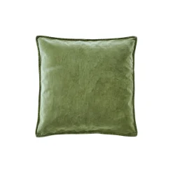Pudebetræk velour 50x50 cm. - urtegrøn