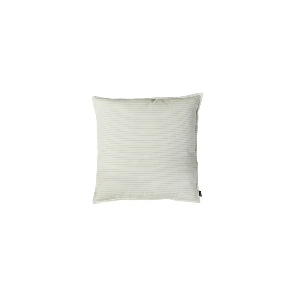 Pude 60x60 cm - lyseblå & hvide striber