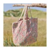 Quiltet taske - orange paisley