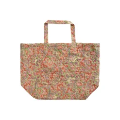 Quiltet taske - orange paisley