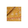 Quilt tæppe blomstret - pink/gule blomster