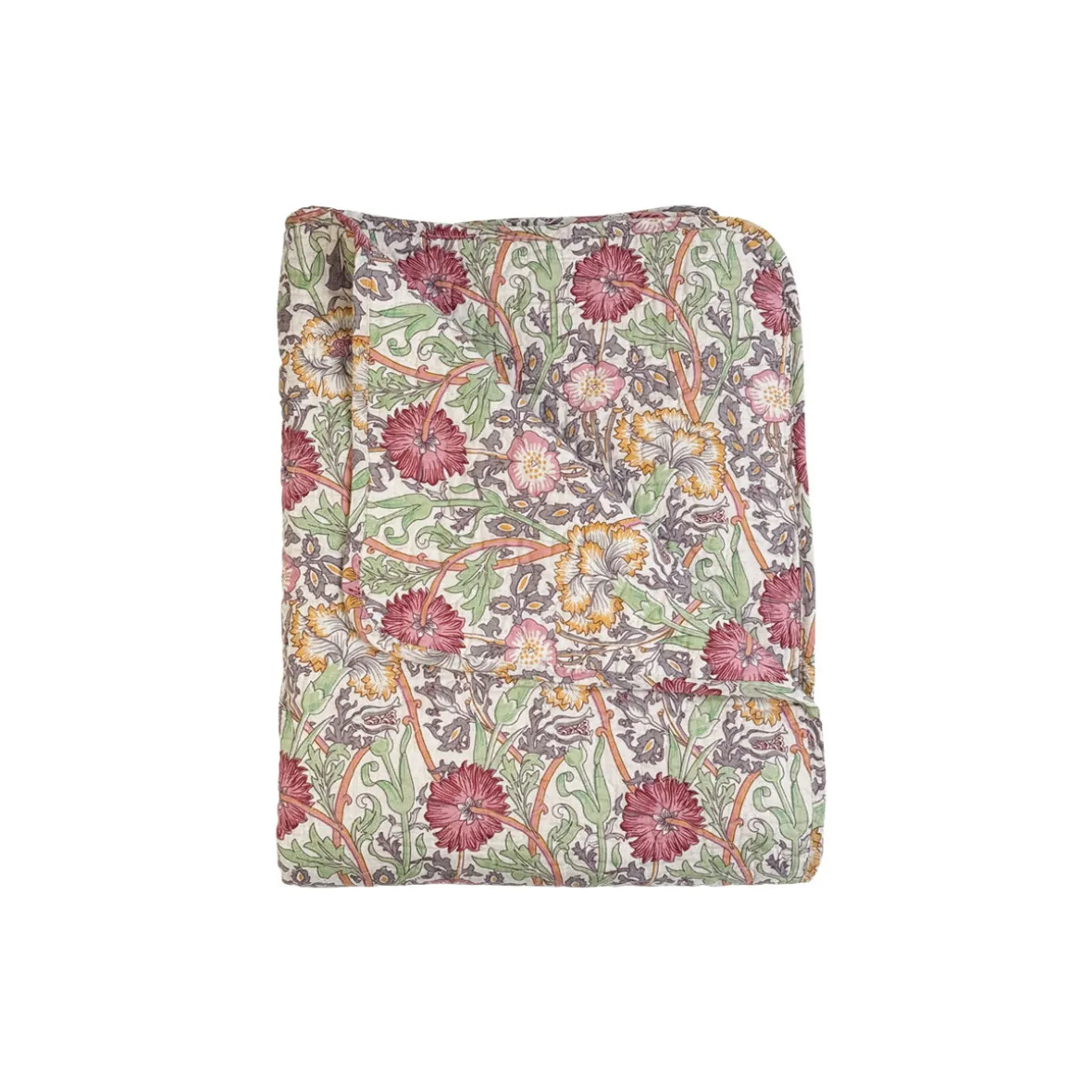 Quilt tæppe - Flora - violet
