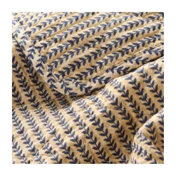 Quilt tæppe - mørkeblå stængler