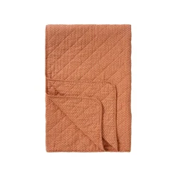Quilt tæppe - orange blokmønster