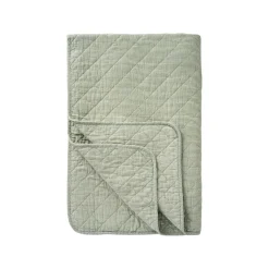 Quilt tæppe smalle striber - grøn