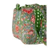 Rejsetaske artisan - grøn blomster