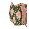 Rejsetaske artisan - mørkegrøn tiger