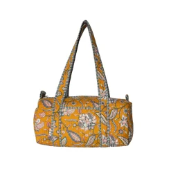 Rejsetaske artisan - mustard paisley