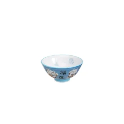Rice bowl "Kawaii" Neko - lyseblå