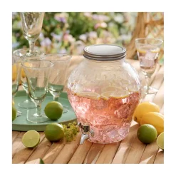 Saftdispenser jordbærformet - 3,8 l.