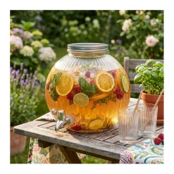 Saftdispenser - Rund - 5,5 l.