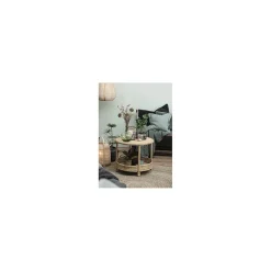 Sidebord rattan - Rund Ø 59 cm.