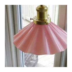 Skomagerpendel 25 cm. - bølget - Rosa
