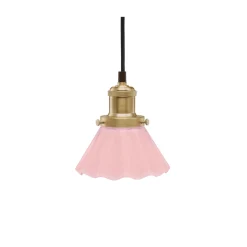 Skomagerpendel 15 cm. - bølget - Rosa