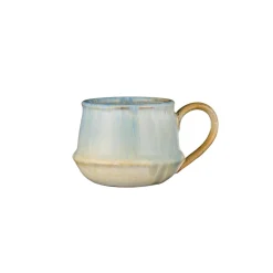 Stentøjskrus "Kalmar" - mustard/blue