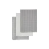 Sæt med 3 viskestykker - Grey