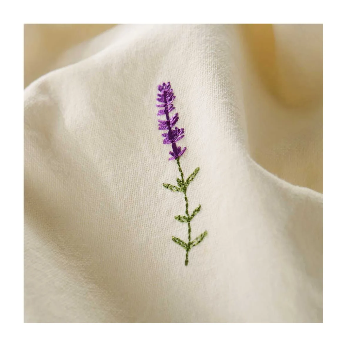 Stofserviet - ''Flora'' - lavendel