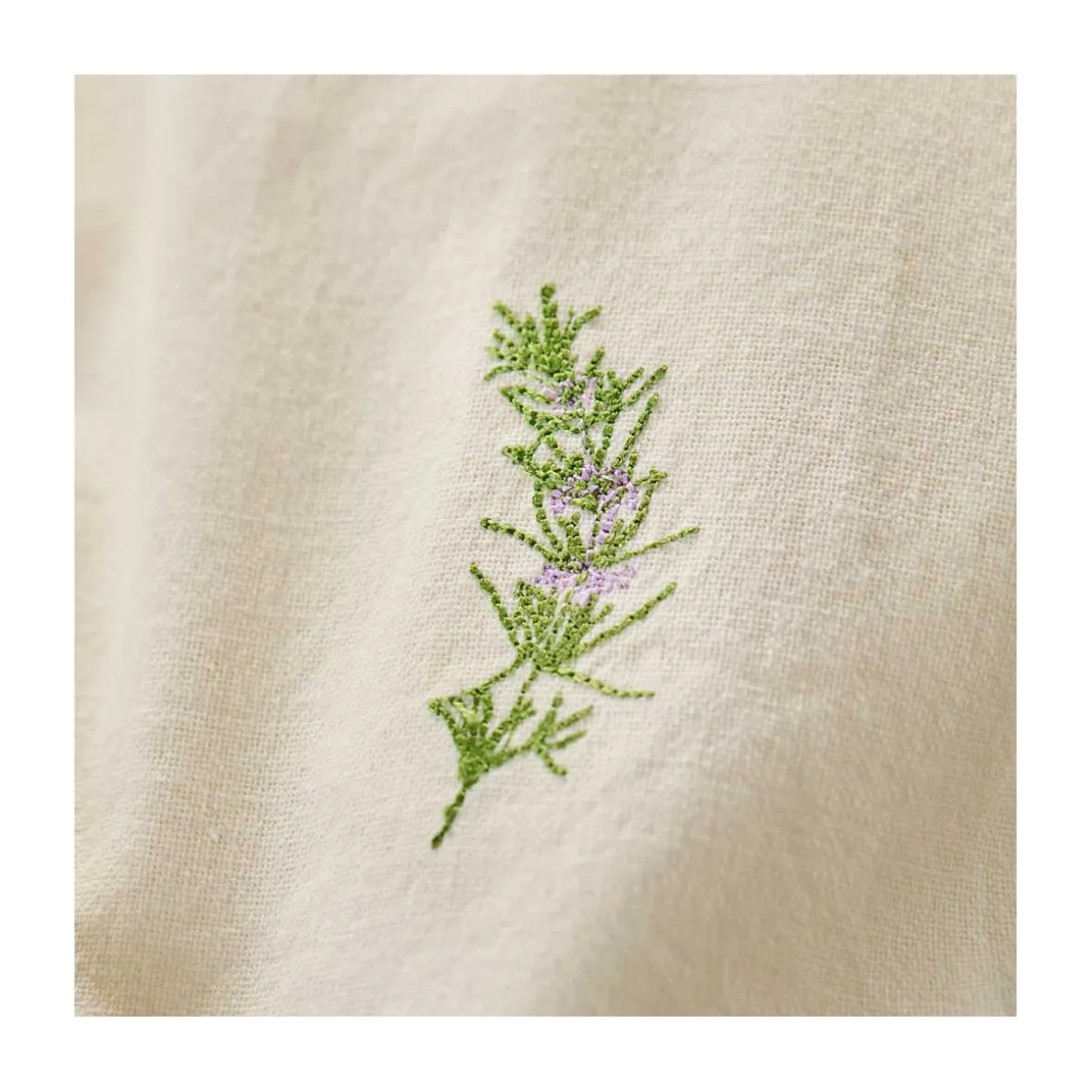 Stofserviet - ''Flora'' - rosmarin
