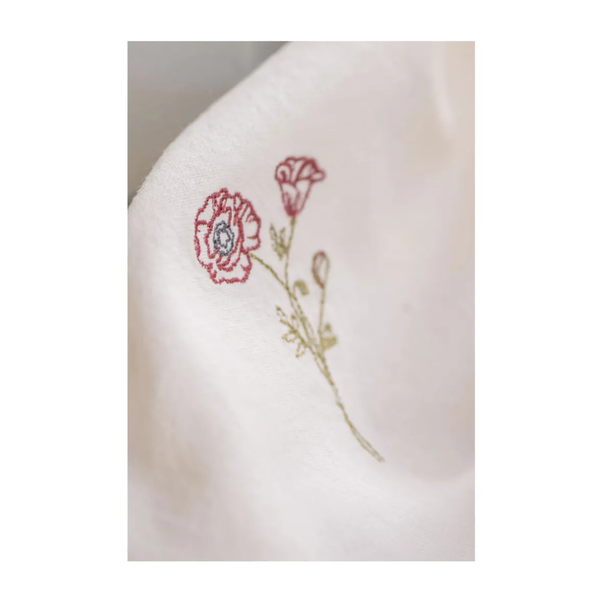 Stofserviet "Flora" - Valmue