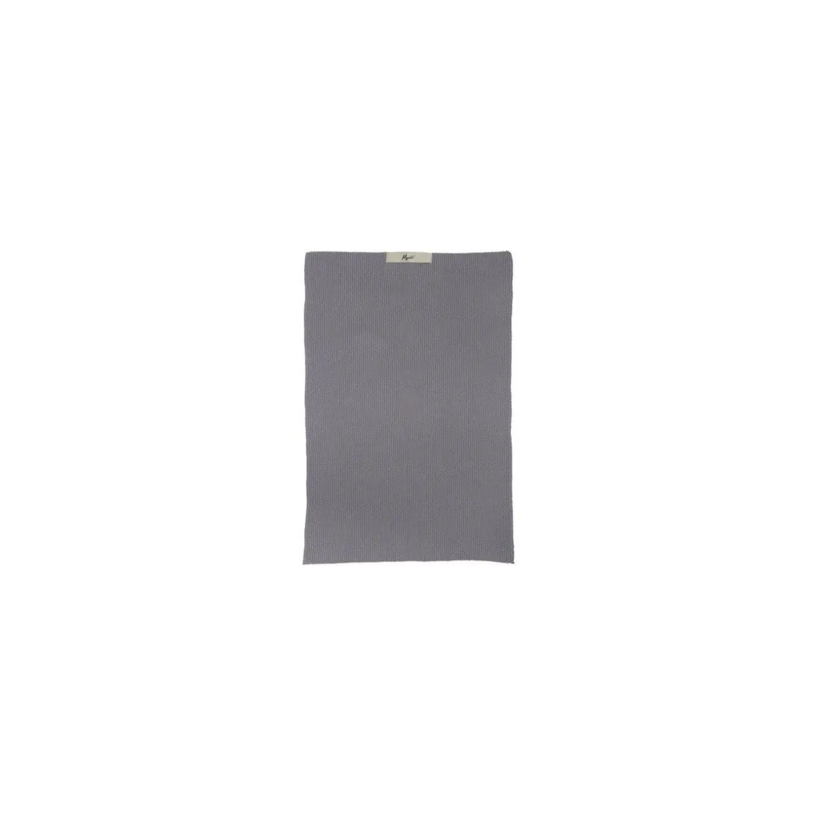Strikket håndklæde - dark grey