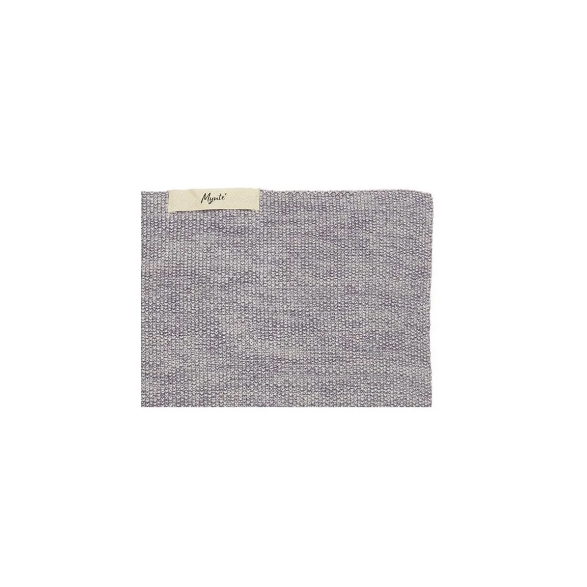 Strikket håndklæde meleret - lavender