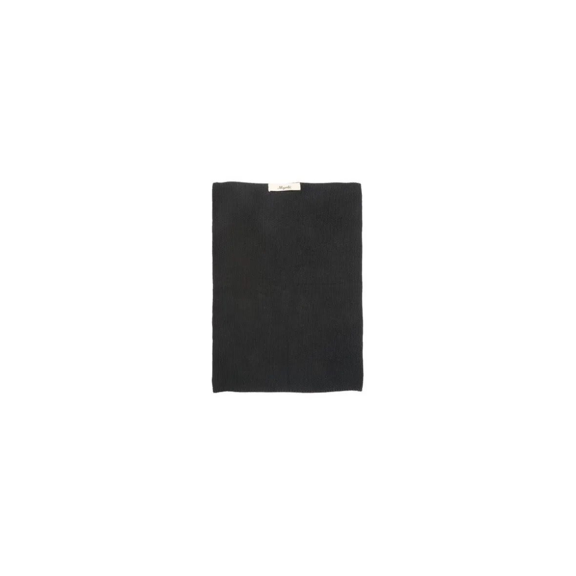 Strikket håndklæde - Pure black