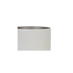 Tekstil lampeskærm 25 cm - Soft creme