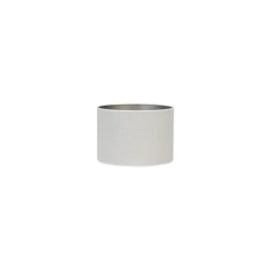 Tekstil lampeskærm 25 cm - Soft creme