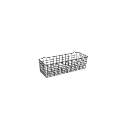 Trådkurv i metal - sort
