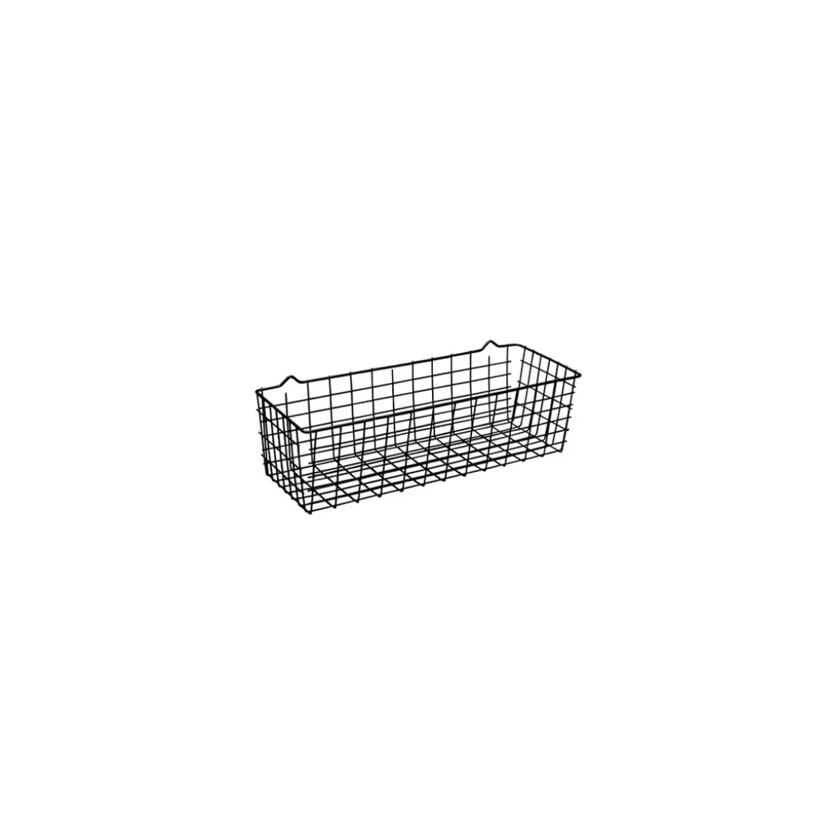 Trådkurv i metal - sort