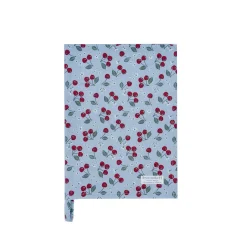 Viskestykke Cherries - blue