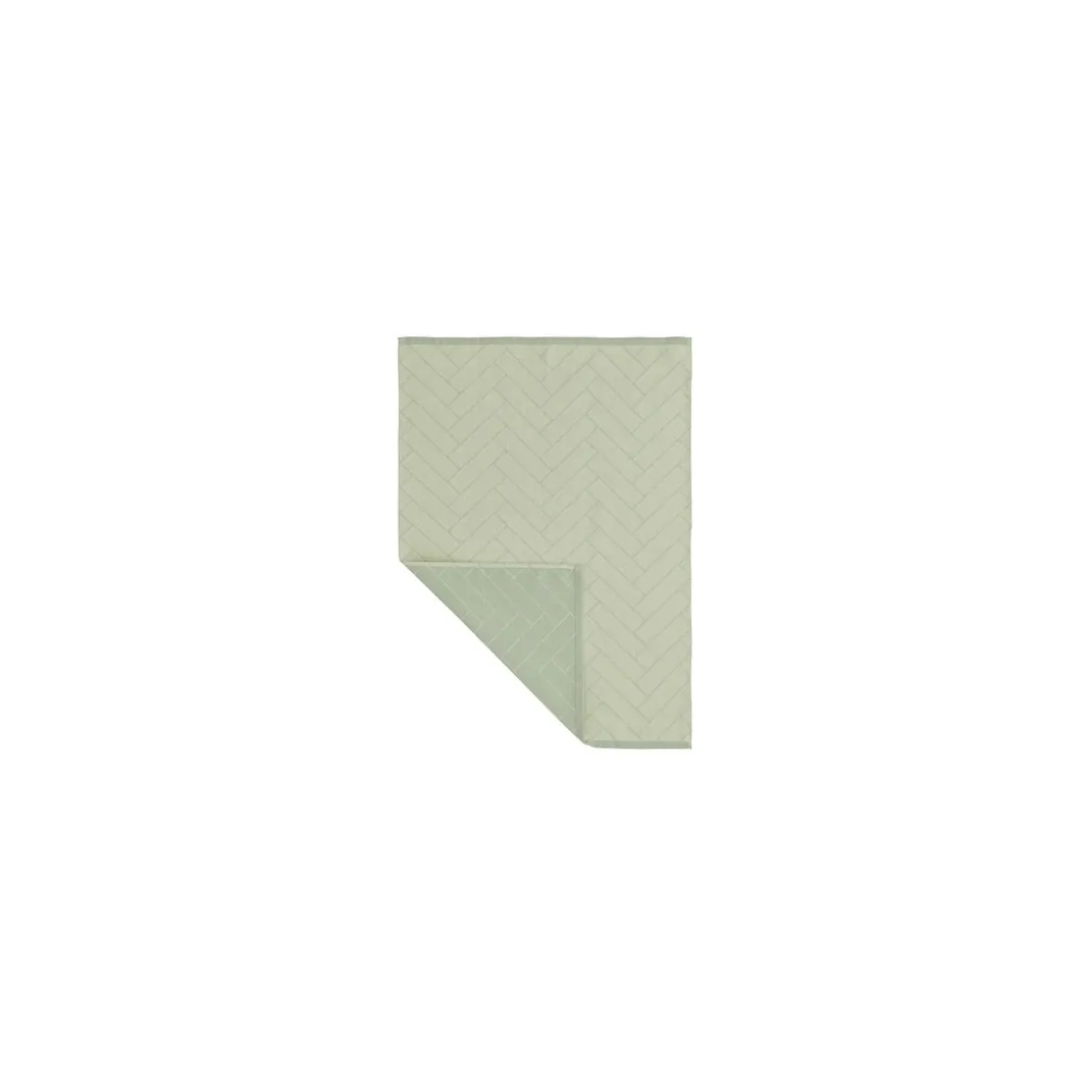 Viskestykke "Herringbone" - seagreen