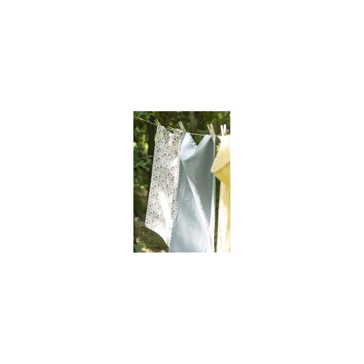 Viskestykke "Lily" - Blomstret