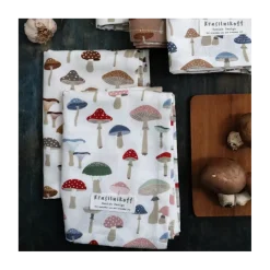 Viskestykke Mushroom - red