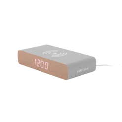 Vækkeur LED - med oplader - grå